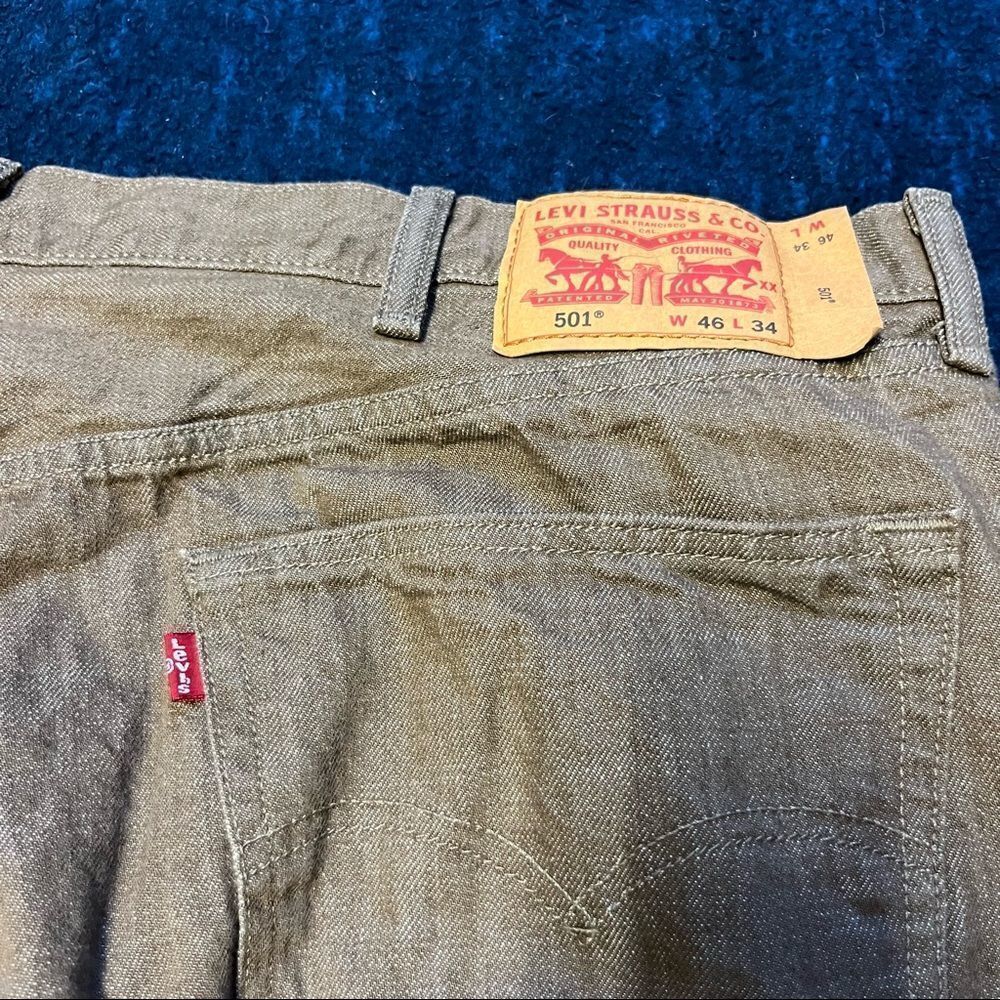 Rare Levi’s White Oak Cone Denim Red Tab 501 Jeans (44 x 26) - Picture 5 of 10